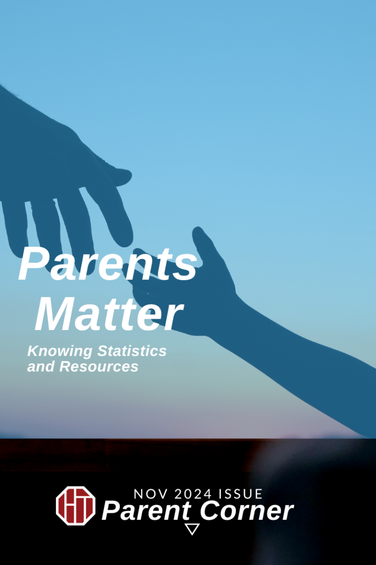 Parents Matter- Knowing Statistics and Resources- November Issue